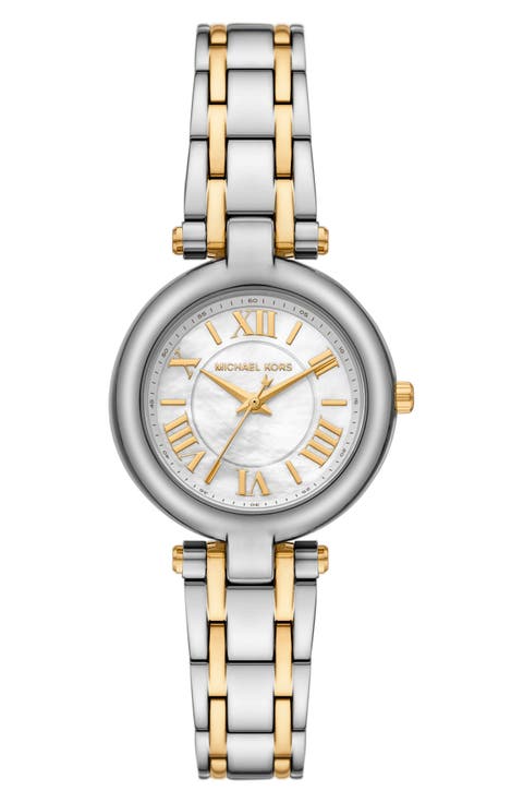 Laney Two-Tone Quartz Bracelet Watch, 30mm