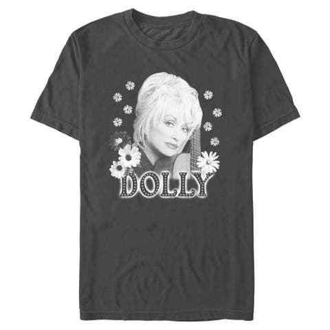 Men's Distressed Daisies Portrait Short Sleeve T-Shirt