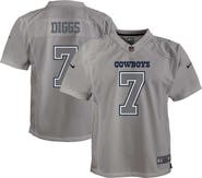 Nike Youth Nike Trevon Diggs Gray Dallas Cowboys Atmosphere Game Jersey