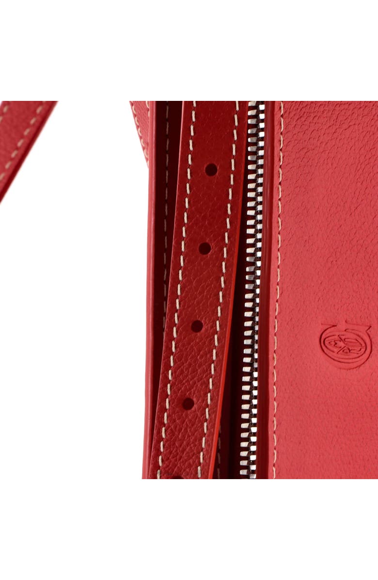 Pre-Owned Goyard Hirondelle Shoulder Bag Coated Canvas and Leather, Alternate, color, Red