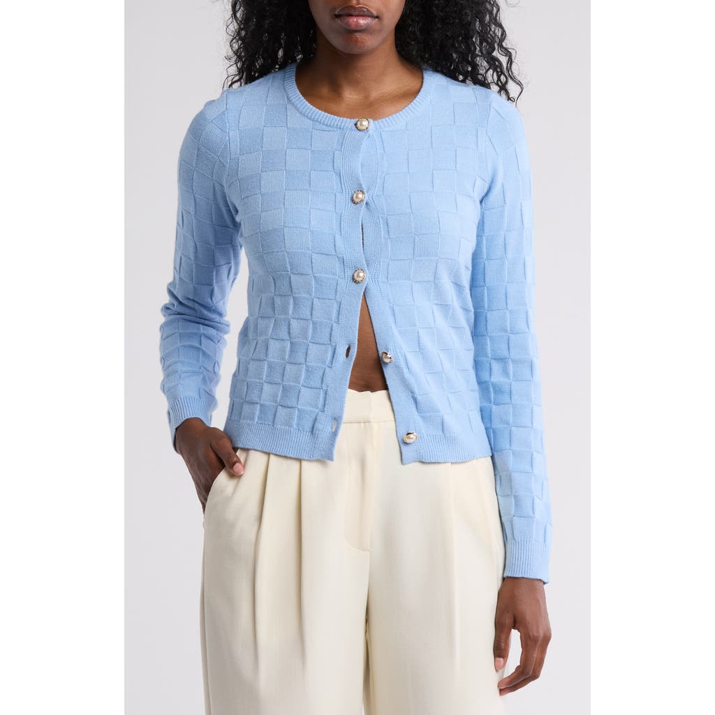 By Design Kyla Cardigan In Cashmere Blue