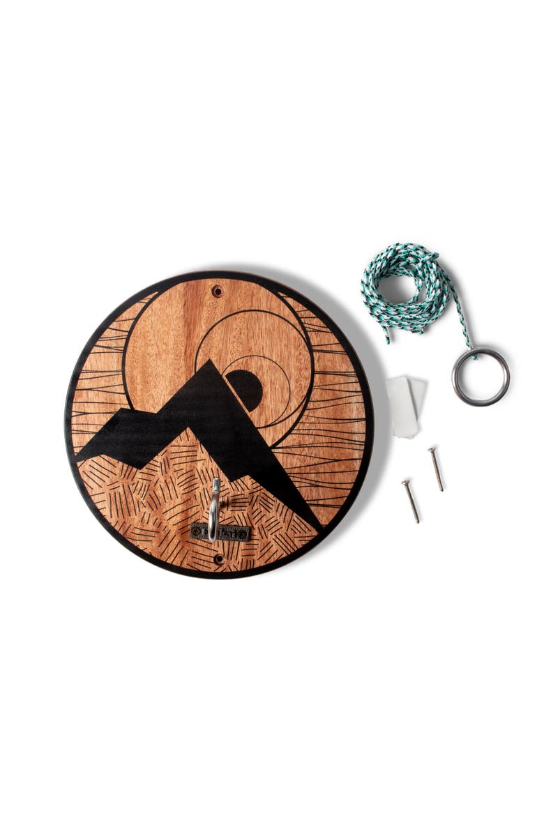 Elakai Mount Elakai Mahogany Wayfarer Hook Ring Game, Alternate, color, Natural Wood