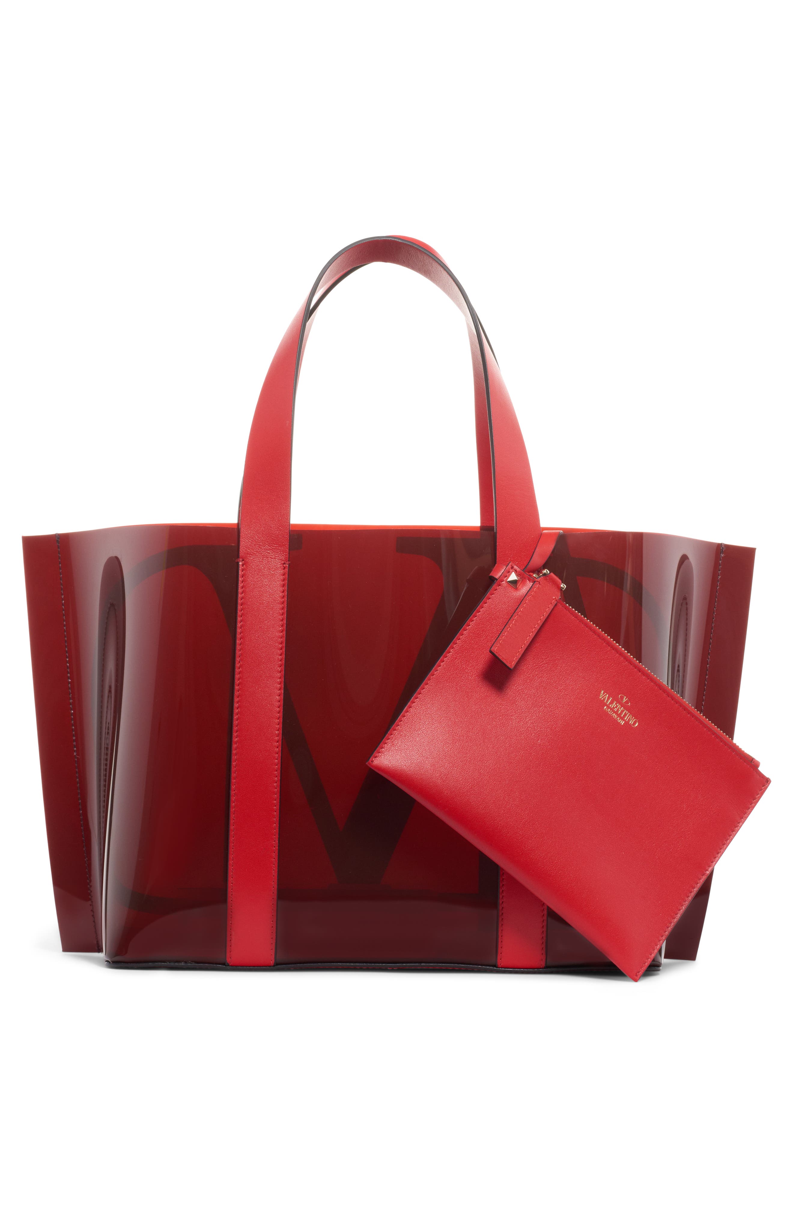 Valentino Garavani Small Escape V-Logo Tote, Alternate, color, 