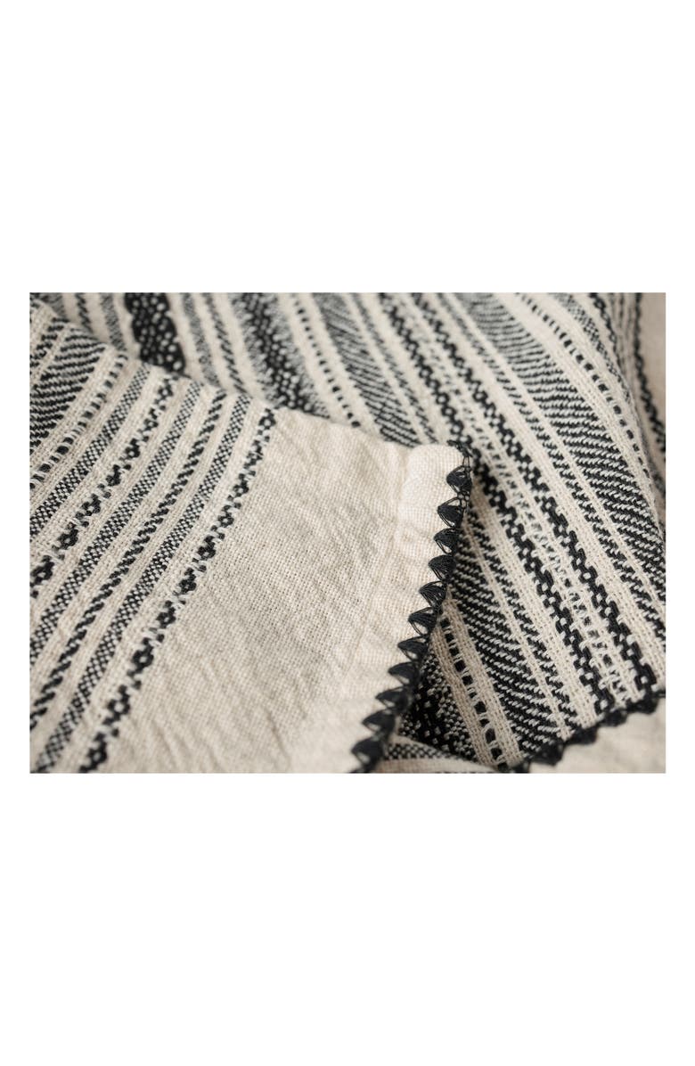 Coyuchi Oak 2-Pack Organic Cotton Hand Towels, Alternate, color, Undyed/ Black