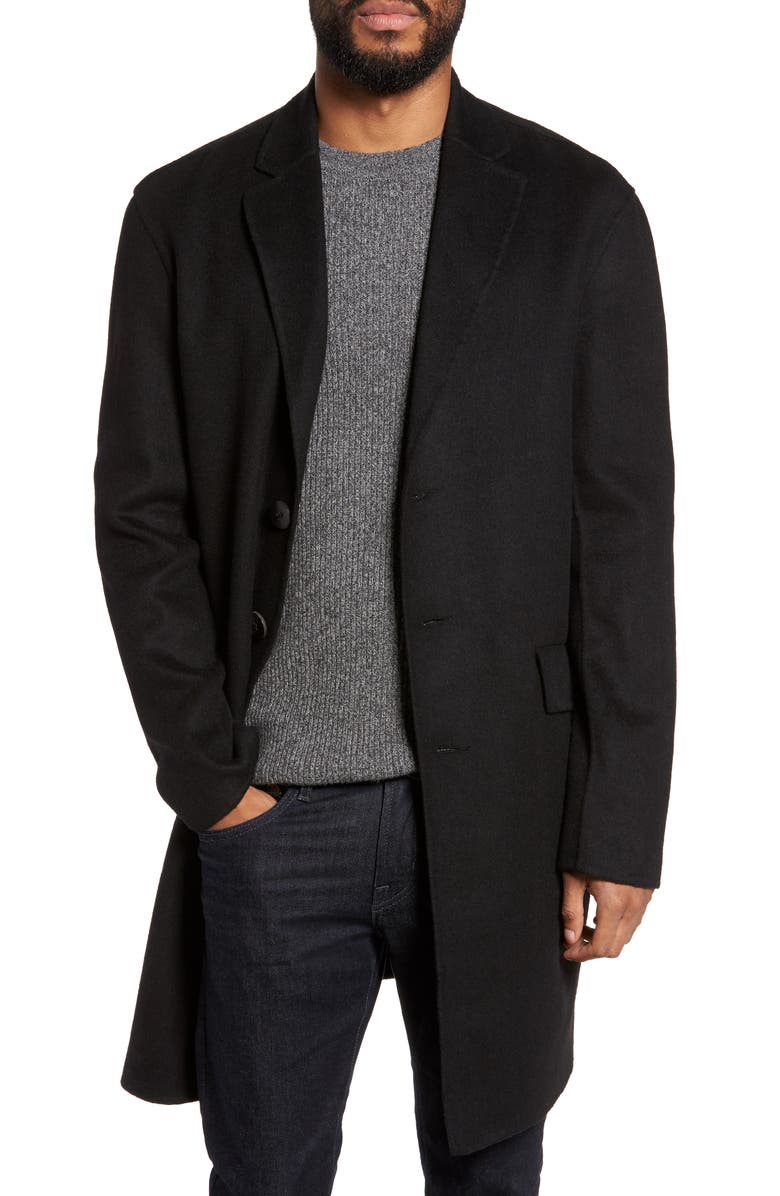 LAMARQUE Wool Blend Topcoat, Main, color,