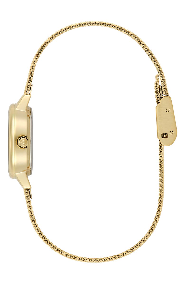 Olivia Burton Mini Classic Mesh Strap Watch, 23mm, Alternate, color, Green