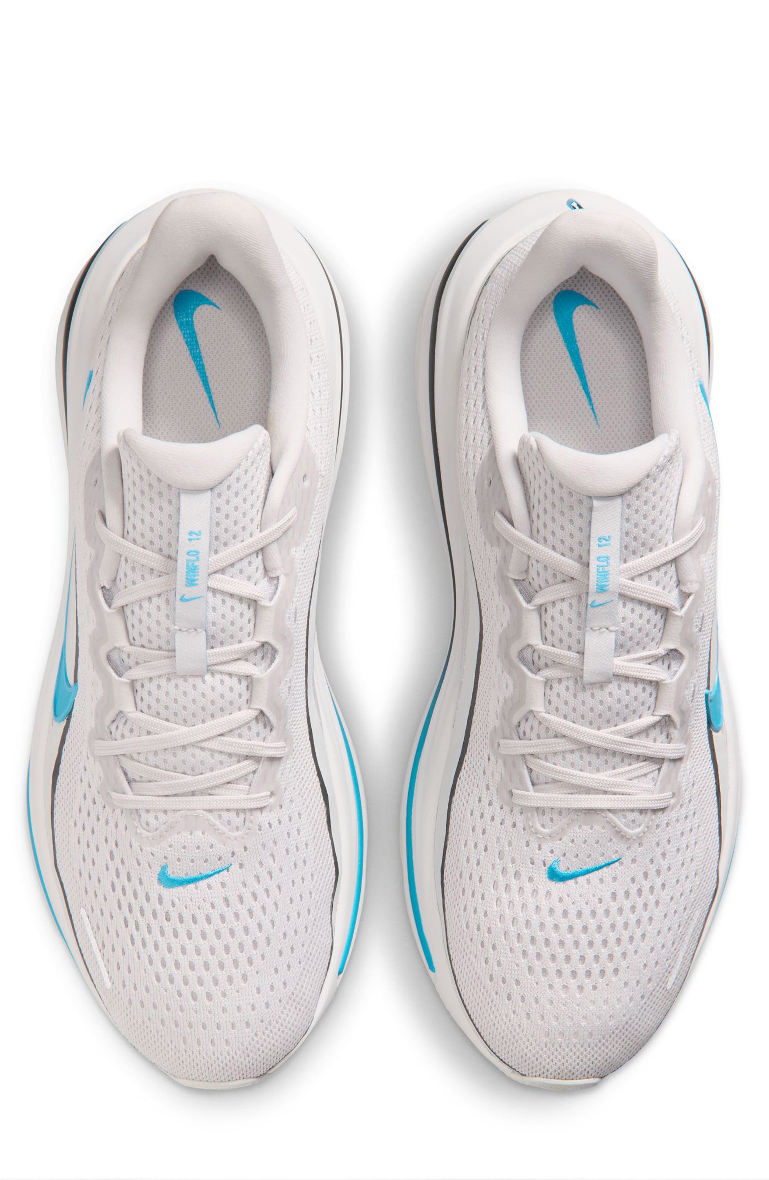 Air Winflo 12 Running Shoe, Alternate, color, VAST GREY/ LIGHT CURRENT BLUE