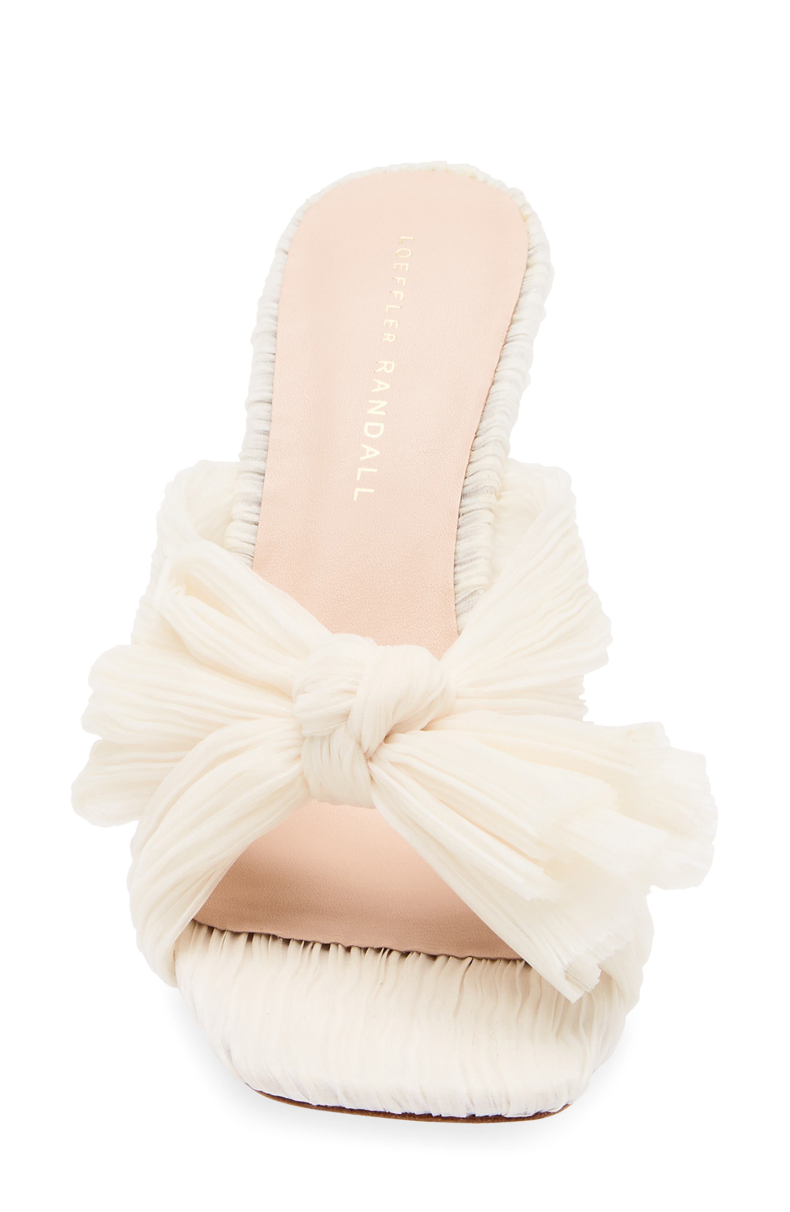 Loeffler Randall Claudia Top Knot Sandal, Alternate, color, Pearl