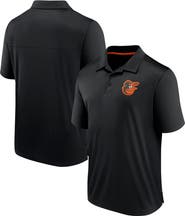 FANATICS Men's Fanatics Branded  Black Baltimore Orioles Fitted Polo