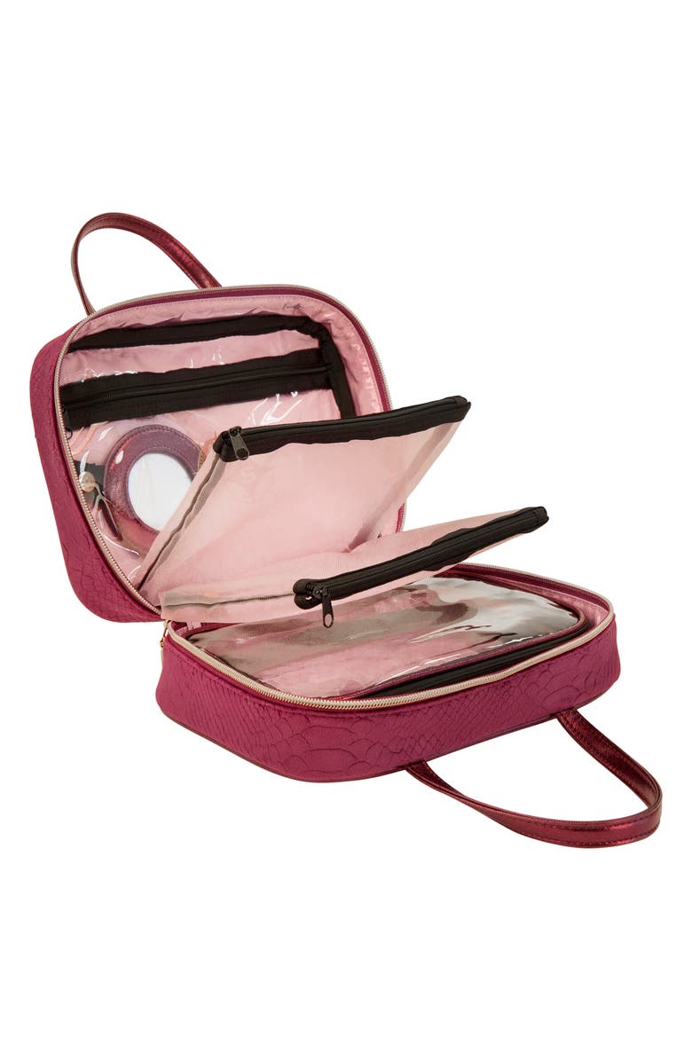 Stephanie Johnson French Kiss Marais ML Traveler Cosmetics Case, Alternate, color,
