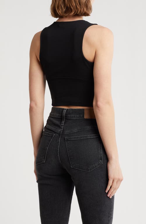 Love By Design Jade Deep V-neck Crop Top