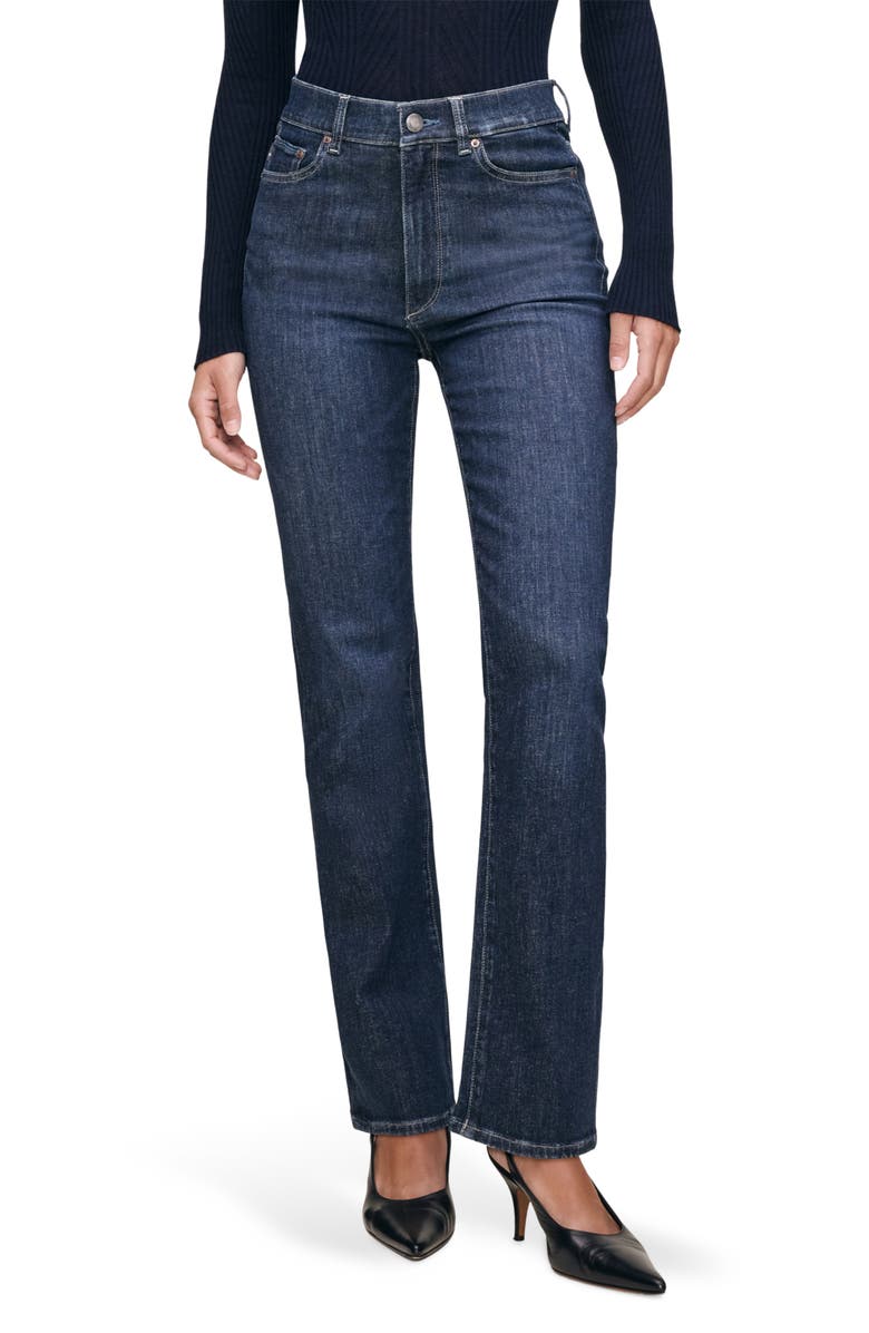DL1961 Halle Straight Instasculpt<sup>™</sup> High Rise Jeans, Main, color, Crescent Harbor