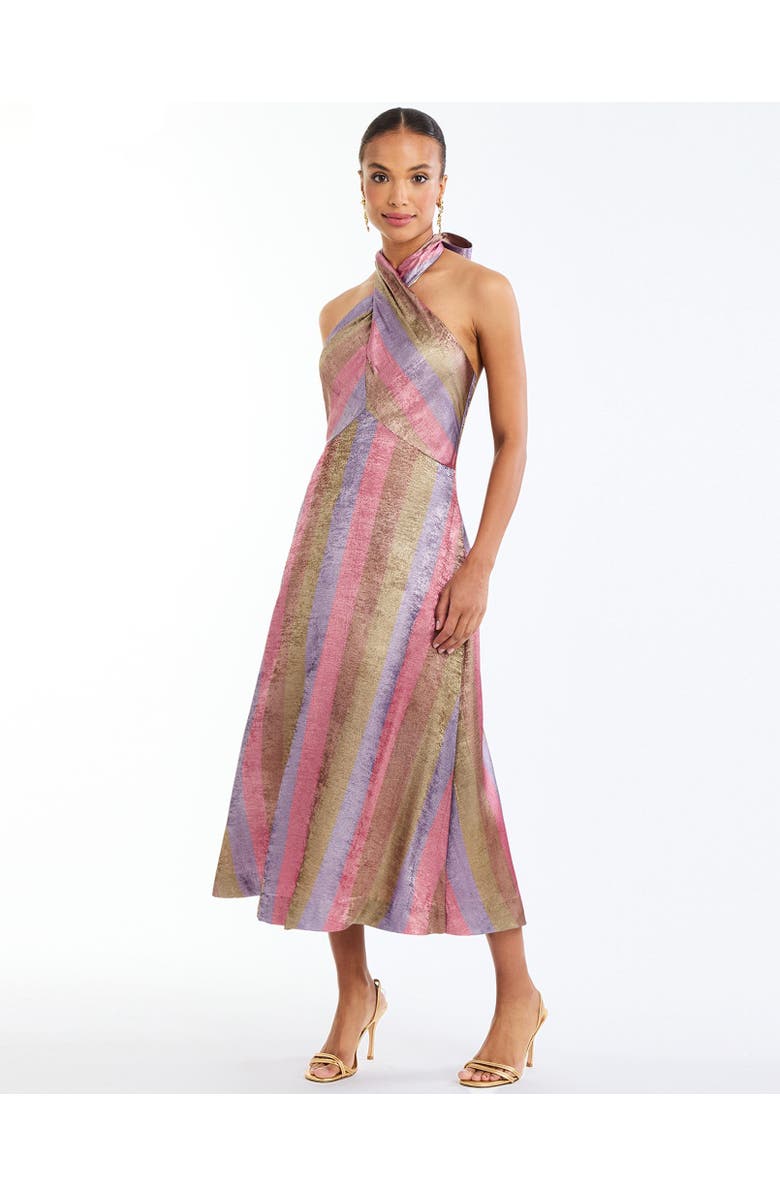 Mestiza New York Copacabana Halter Midi, Main, color, Disco Stripe