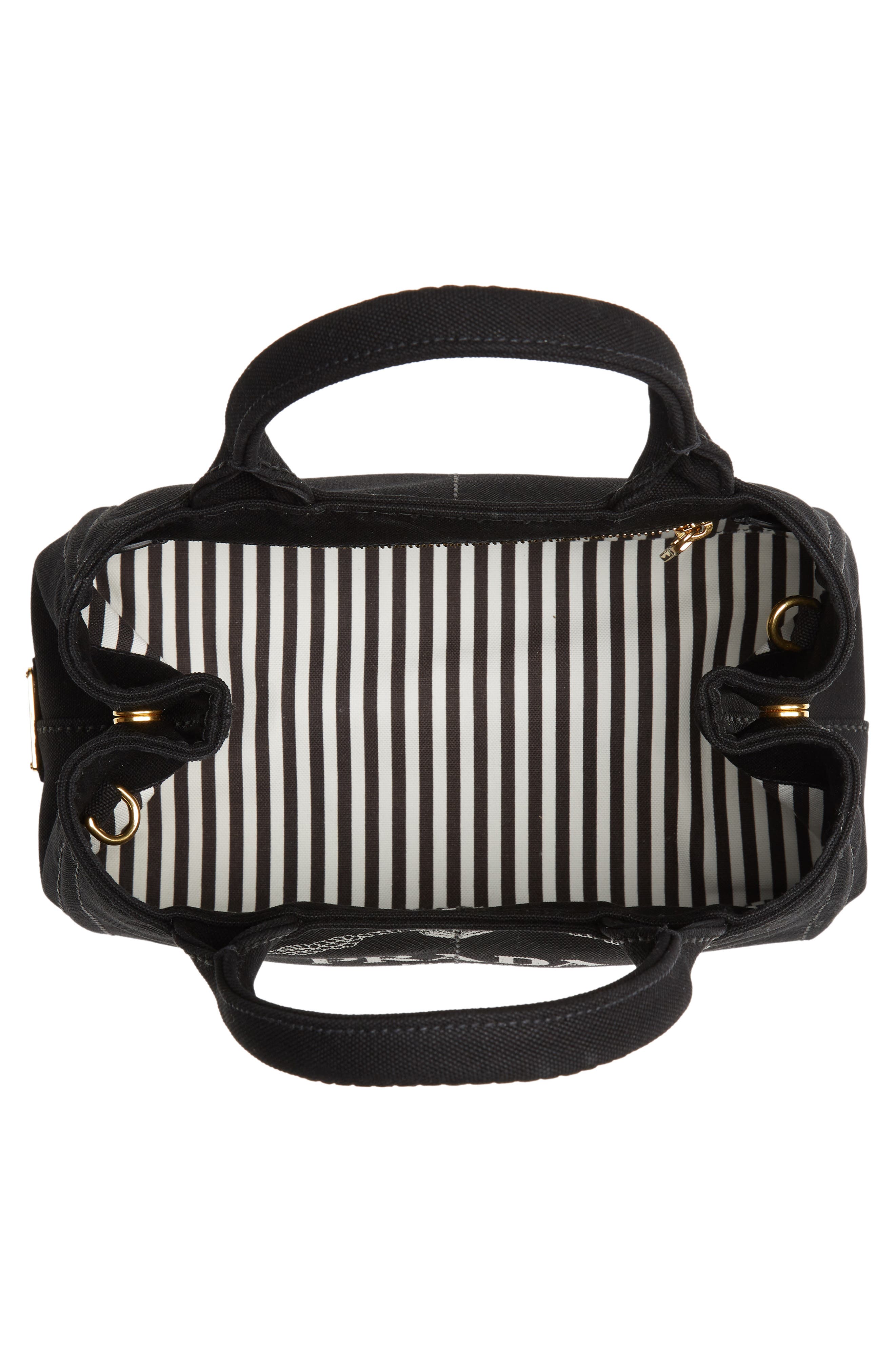 Prada Canapa Logo Garde Canvas Tote, Alternate, color, 