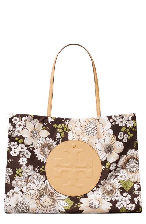 Ella Nylon Printed Tote