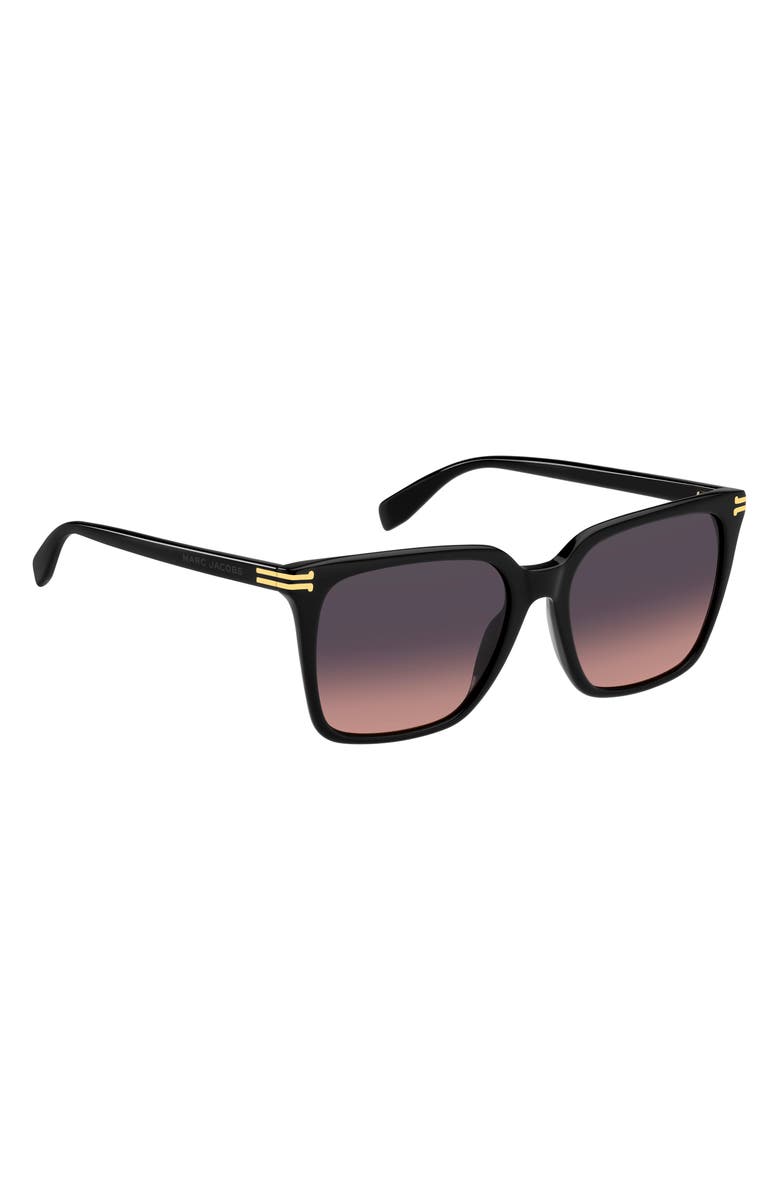Marc Jacobs 55mm Square Sunglasses, Alternate, color, 