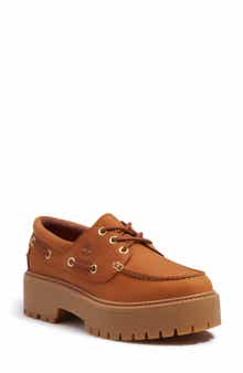 Stone Street Platform Boat Shoe