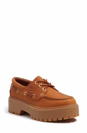 Stone Street Platform Boat Shoe
