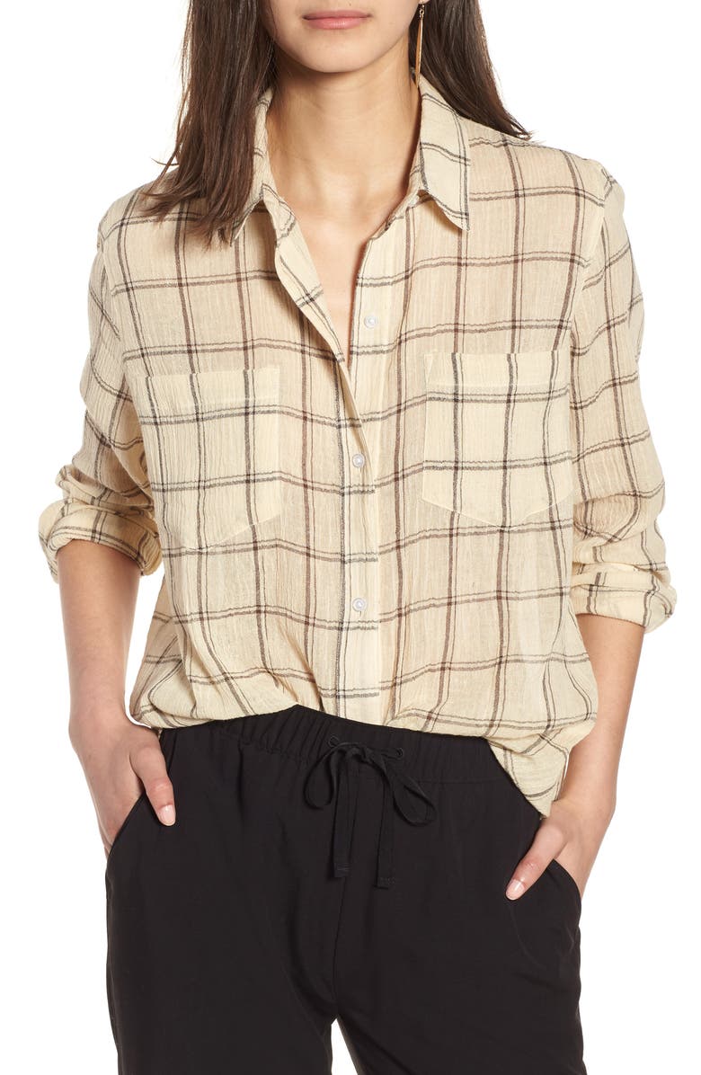 Madewell Classic Ex-Boyfriend Shirt, Main, color, 