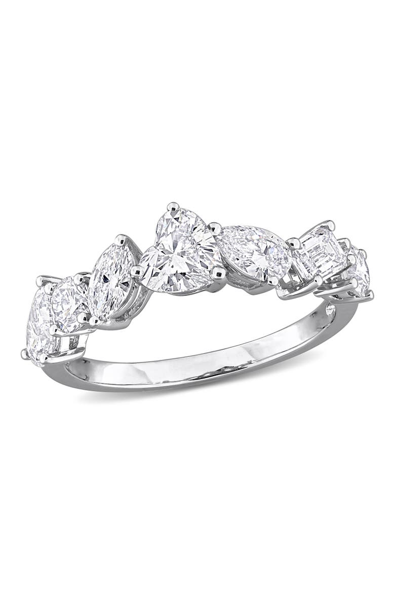 Lab Grown Diamond Multi-Shape Ring 14k, Main, color, White Gold