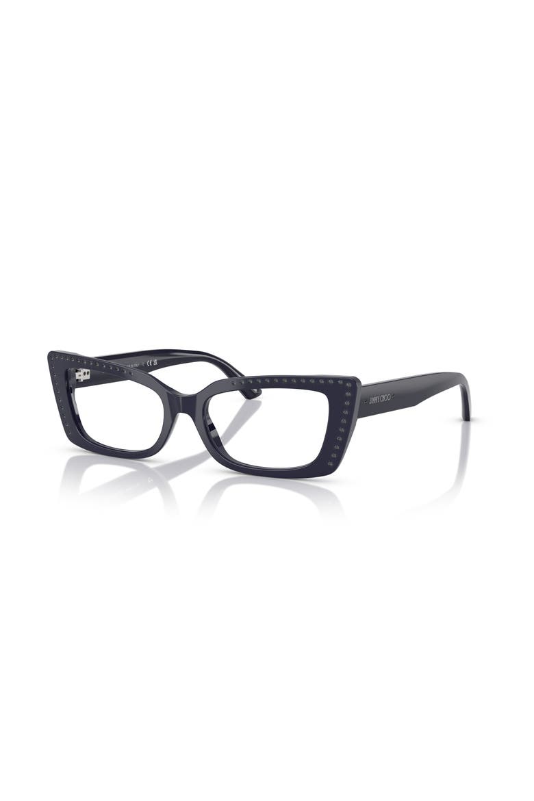 53mm Cat Eye optical glasses, Main, color, Blue