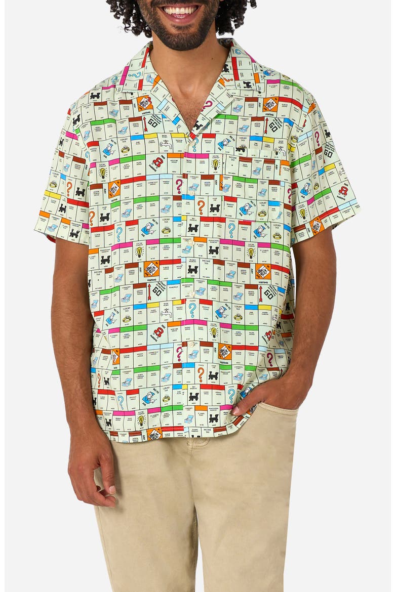 Monopoly™ - Board Camp Shirt, Main, color, MULTICOLOR