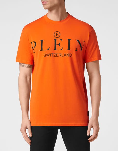 Jersey T-Shirt Round Neck Ss Iconic Plein Unisex