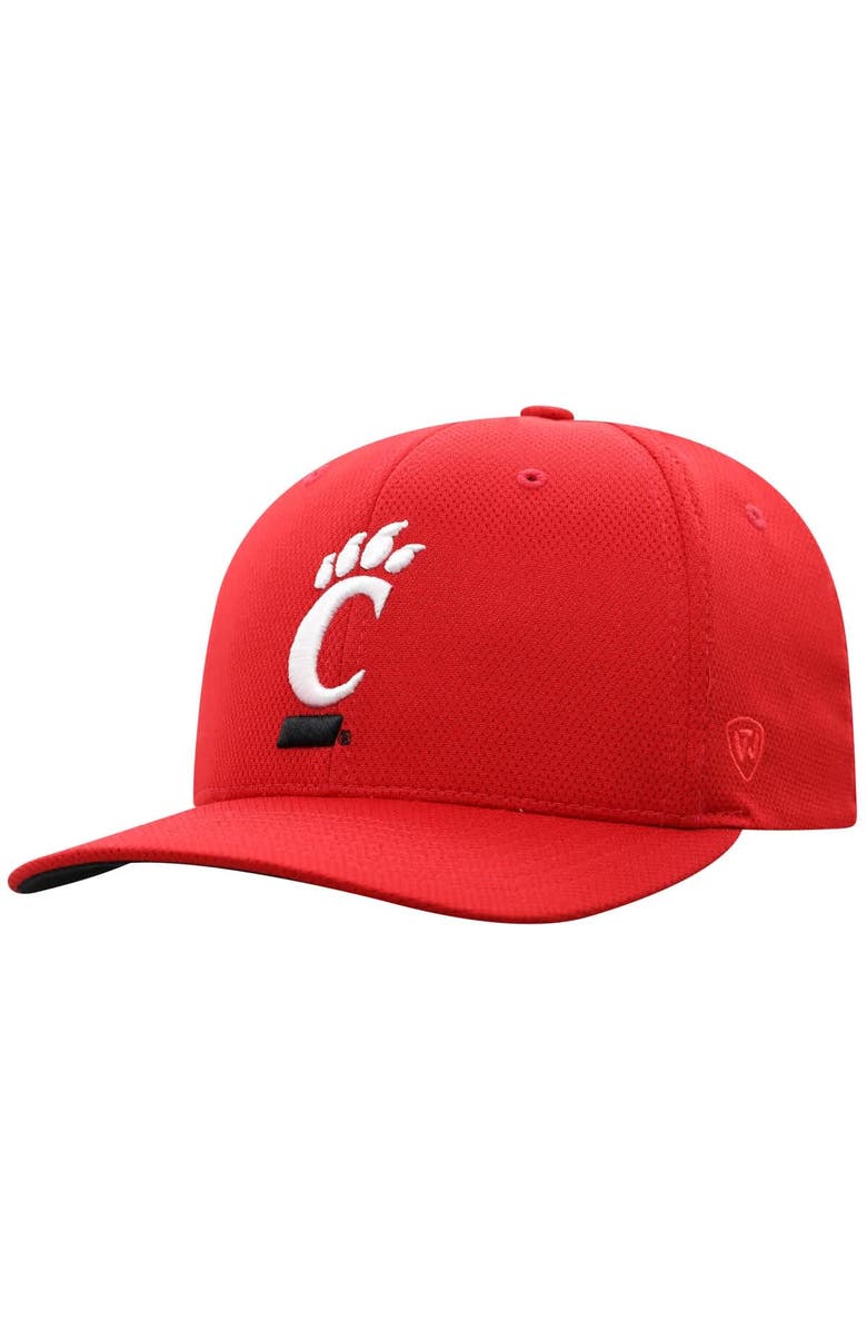 TOP OF THE WORLD Men's Top of the World Red Cincinnati Bearcats Reflex Flex Hat, Alternate, color, Red
