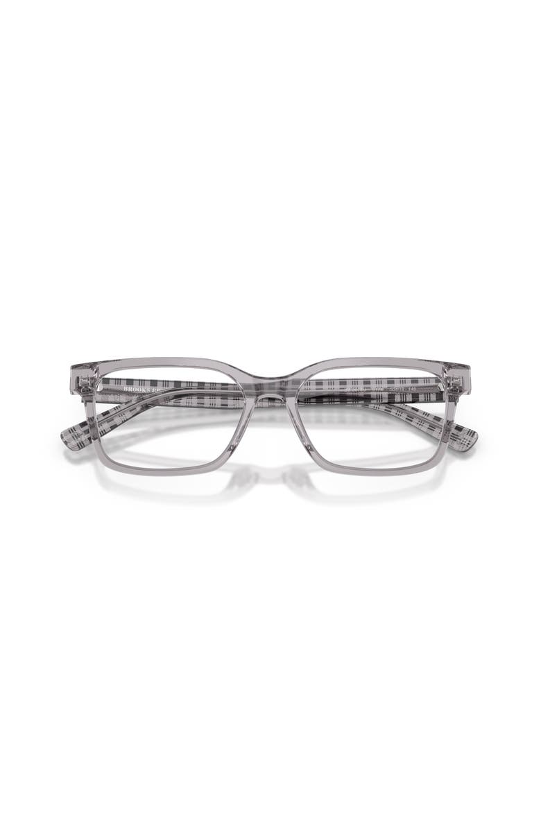 Brooks Brothers 55mm Rectangle optical glasses, Alternate, color, Grey