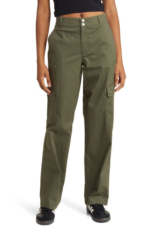 Mid Rise Cargo Chinos