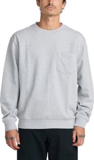 RVCA Dayshift Pocket Crewneck Sweatshirt