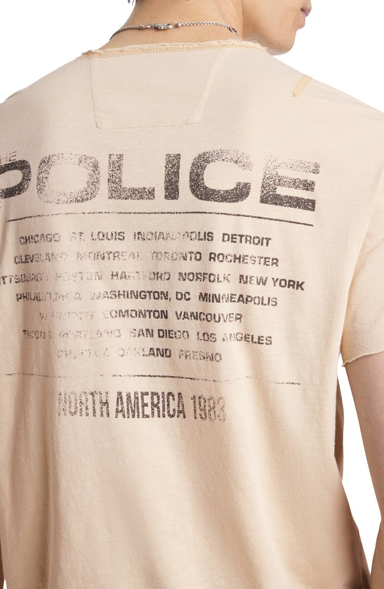 John Varvatos The Police Graphic T-Shirt, Alternate, color, 