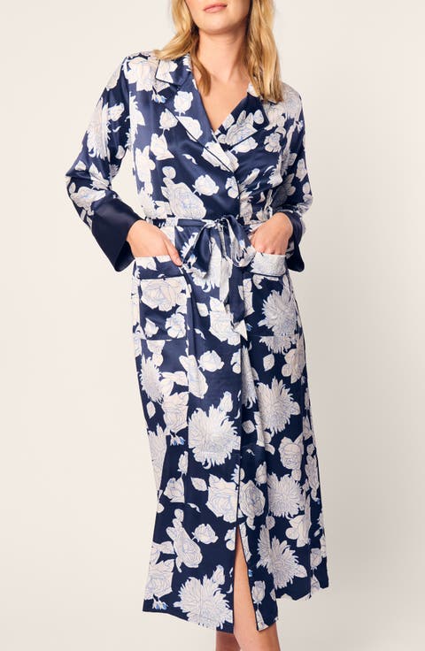 Floral Mulberry Silk Robe