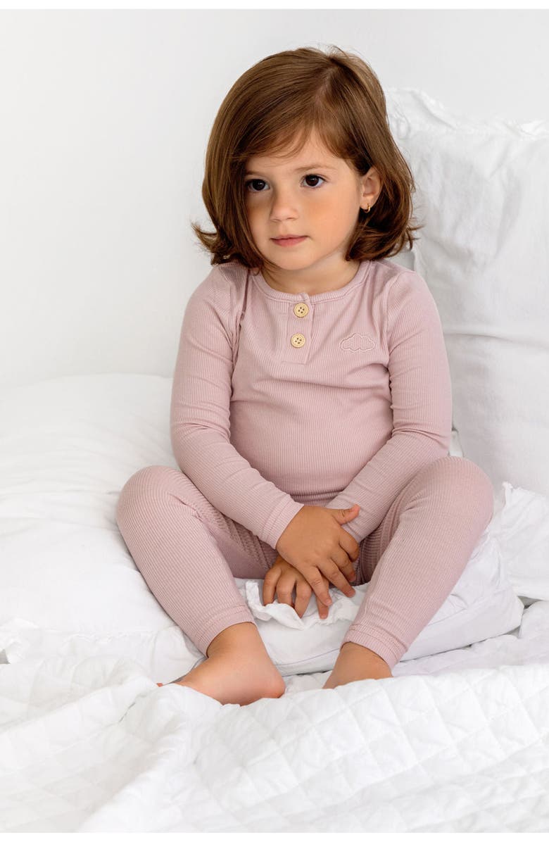 Pouf Henley PJ, Alternate, color, Blush