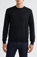 Canali Wool, Silk & Cashmere Crewneck Sweater