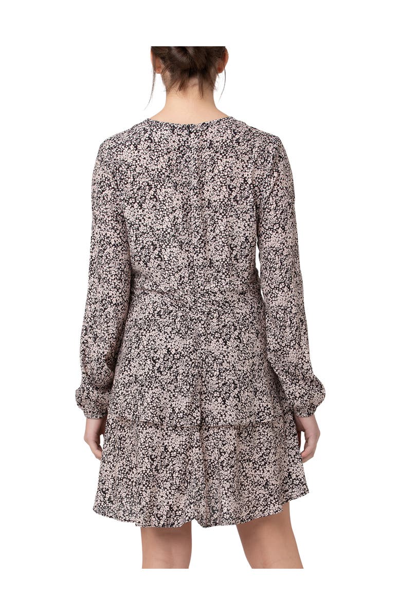 Ripe Maternity Florence Layered Dress, Alternate, color, Black / Dusty Pink