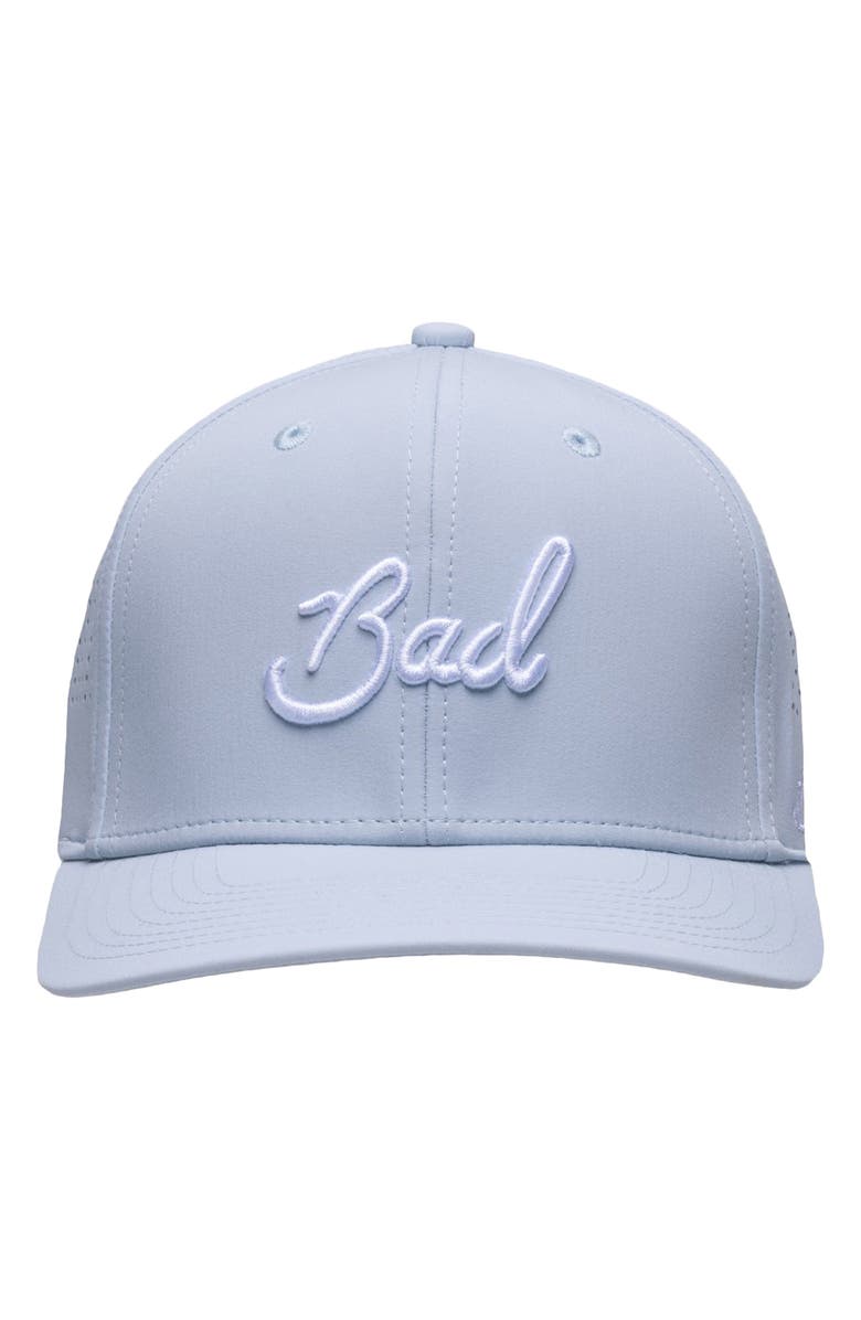 Bad Birdie Embroidered Snapback Baseball Cap, Alternate, color, Baby Blue