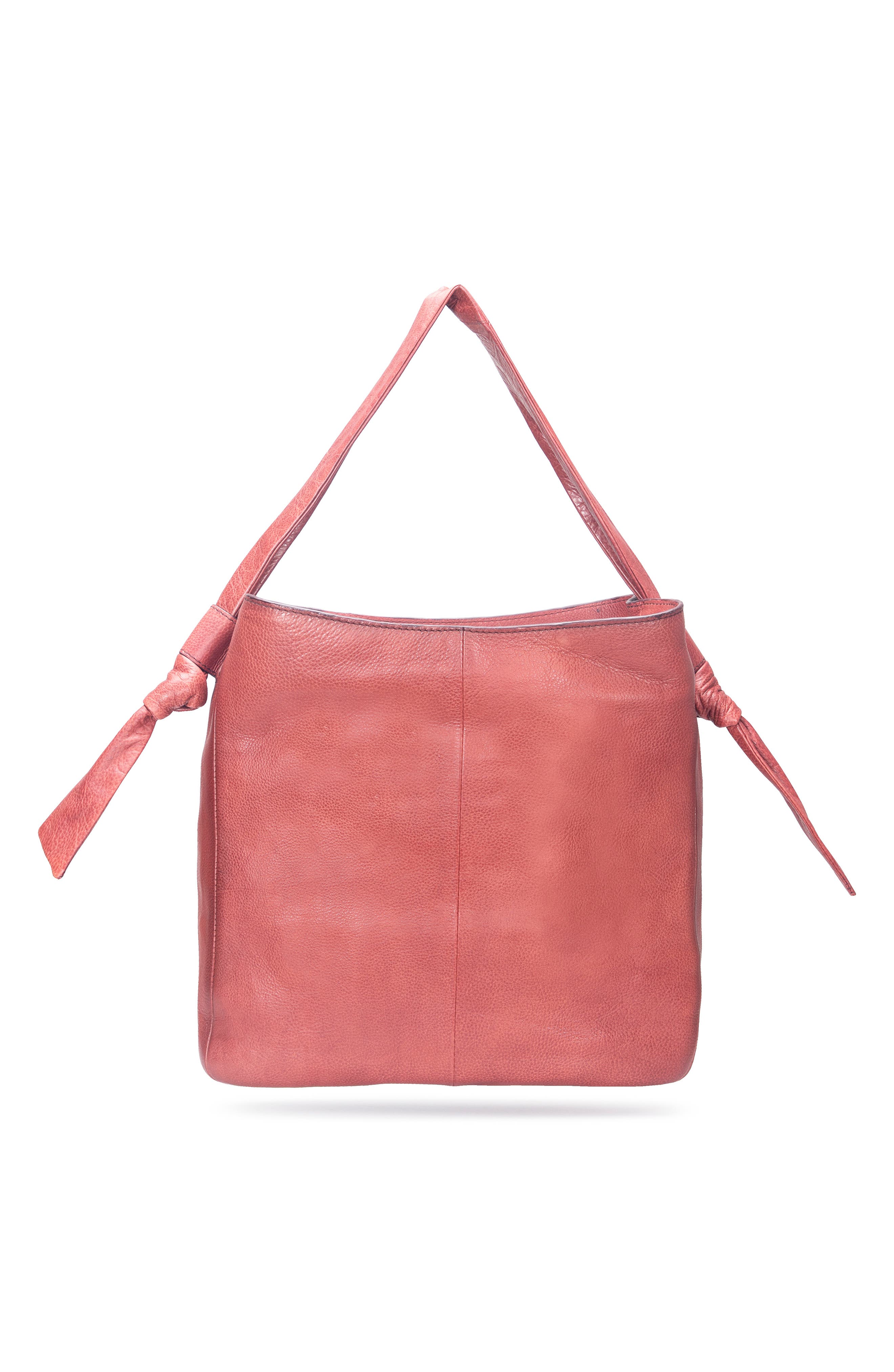 Frye Nora Knotted Strap Hobo Bag, Alternate, color, Burgundy