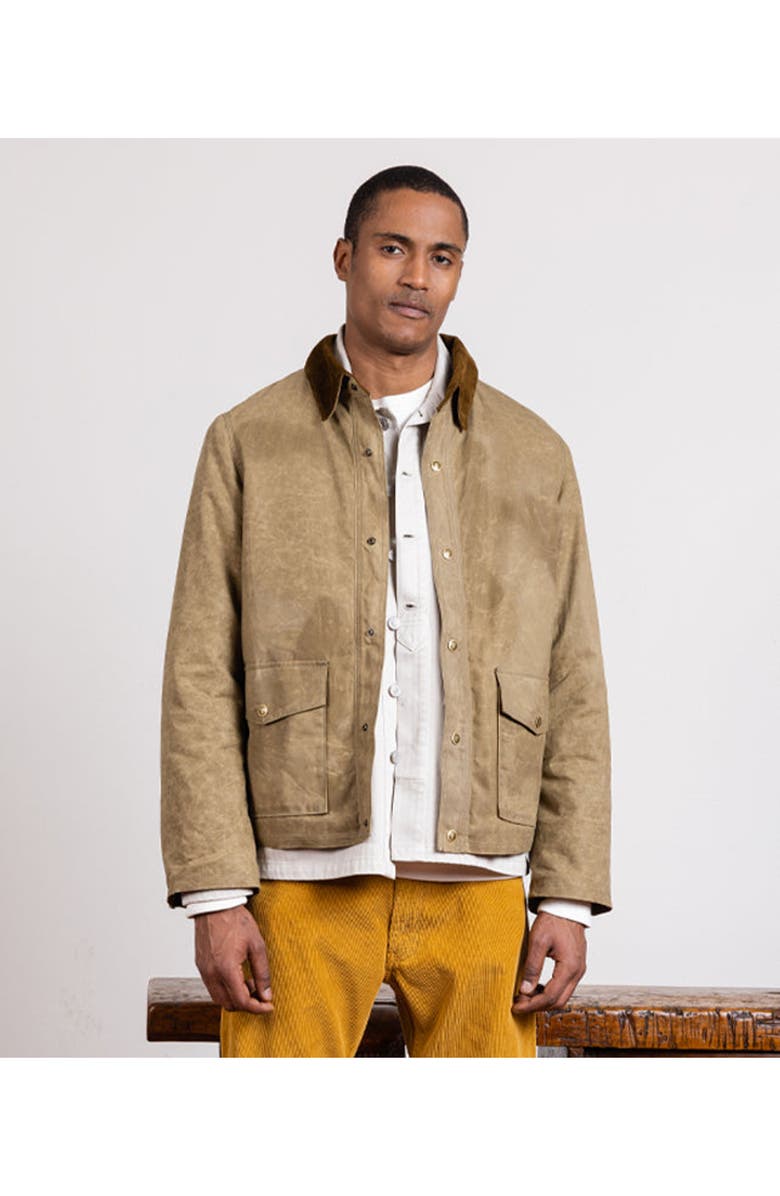 Fortela Renny Waxed Cotton Jacket, Alternate, color, Light Brown