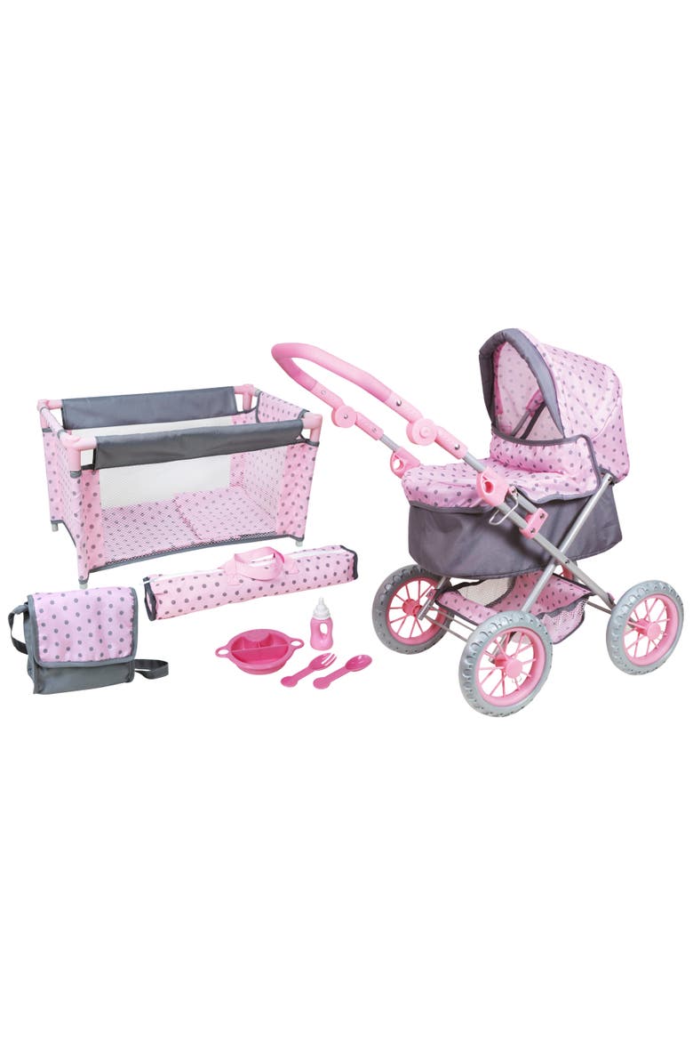 Lissi Combo Baby Doll Play Set with Accessories, Main, color, Pink