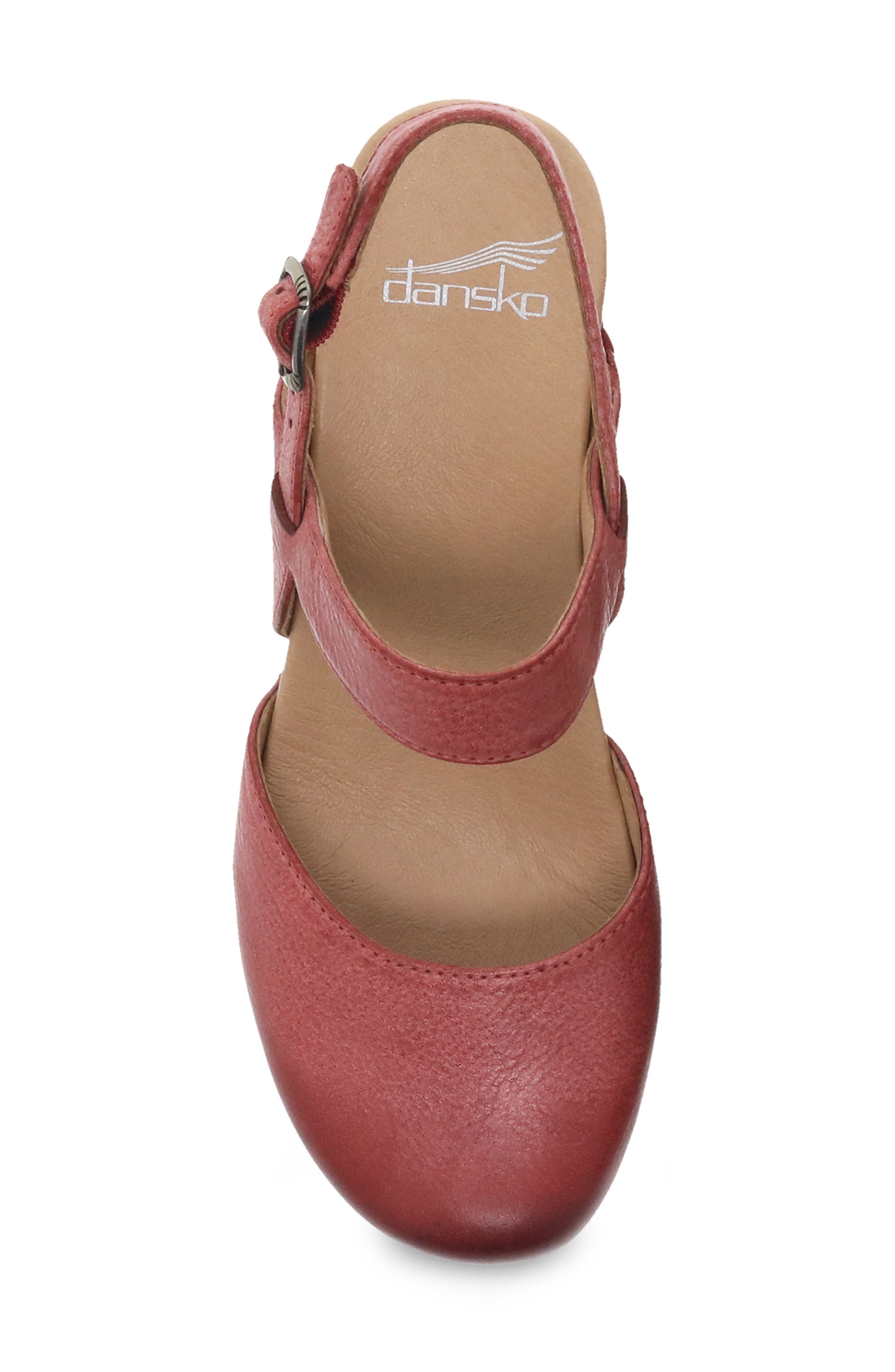 Taci Slingback Clog Sandal, Alternate, color, RED