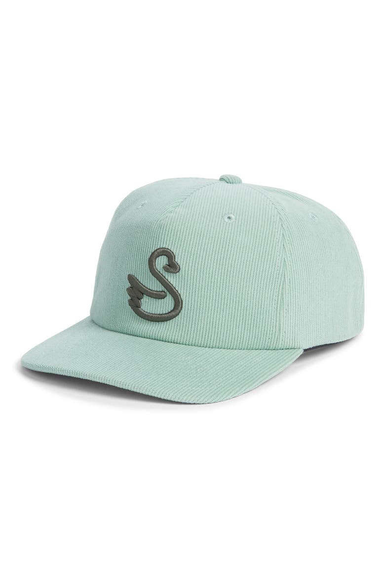 Iversen Corduroy Baseball Cap, Main, color, GRANITE GREEN