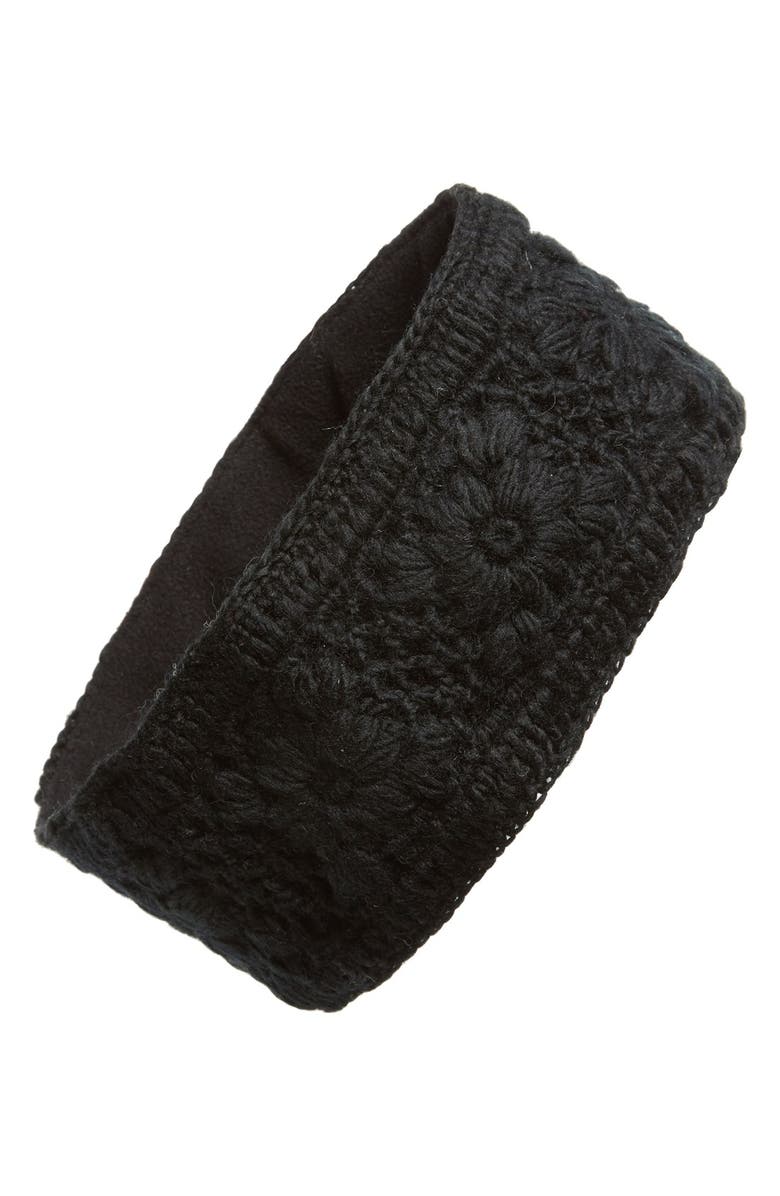 Nirvanna Designs Crochet Ear Warmer Headband, Main, color, 