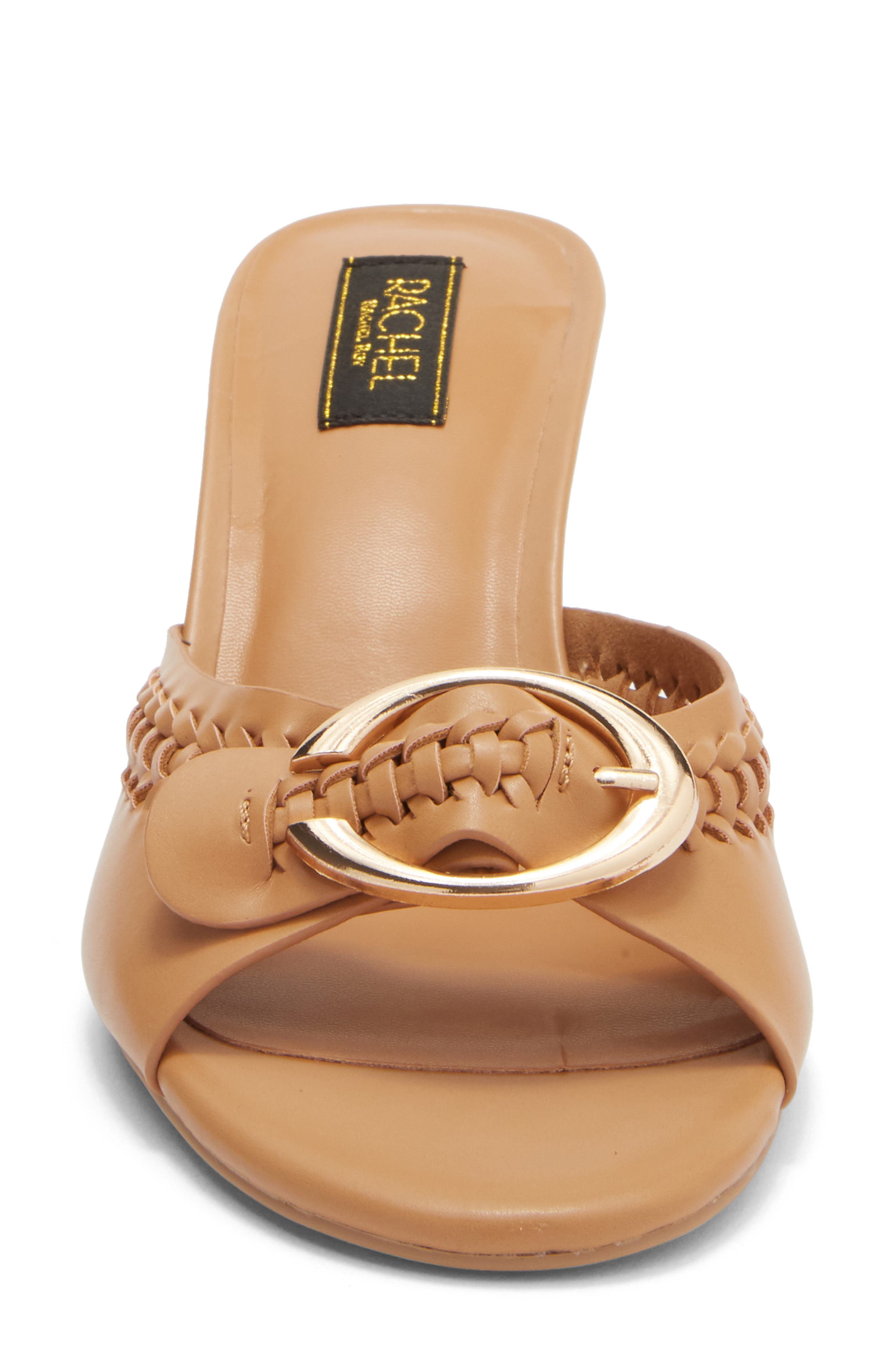 Maggie Buckle Slide Sandal, Alternate, color, NATURAL
