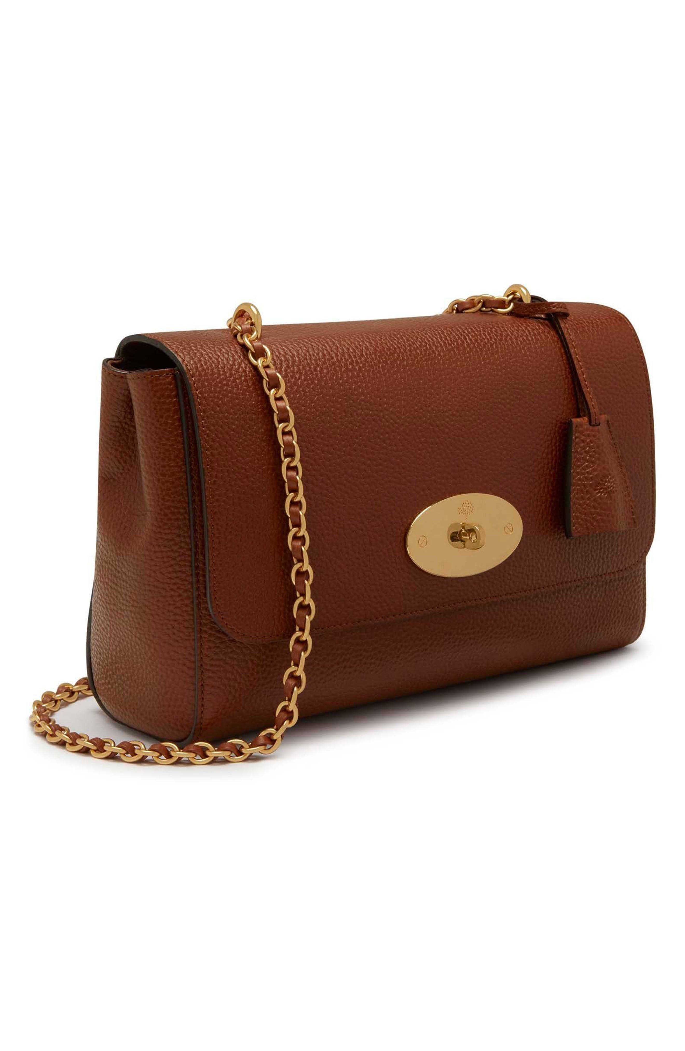 Mulberry Medium Lily Leather Shoulder Bag, Alternate, color, 