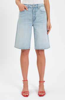 DAZE Cruiser Distressed Denim Bermuda Shorts