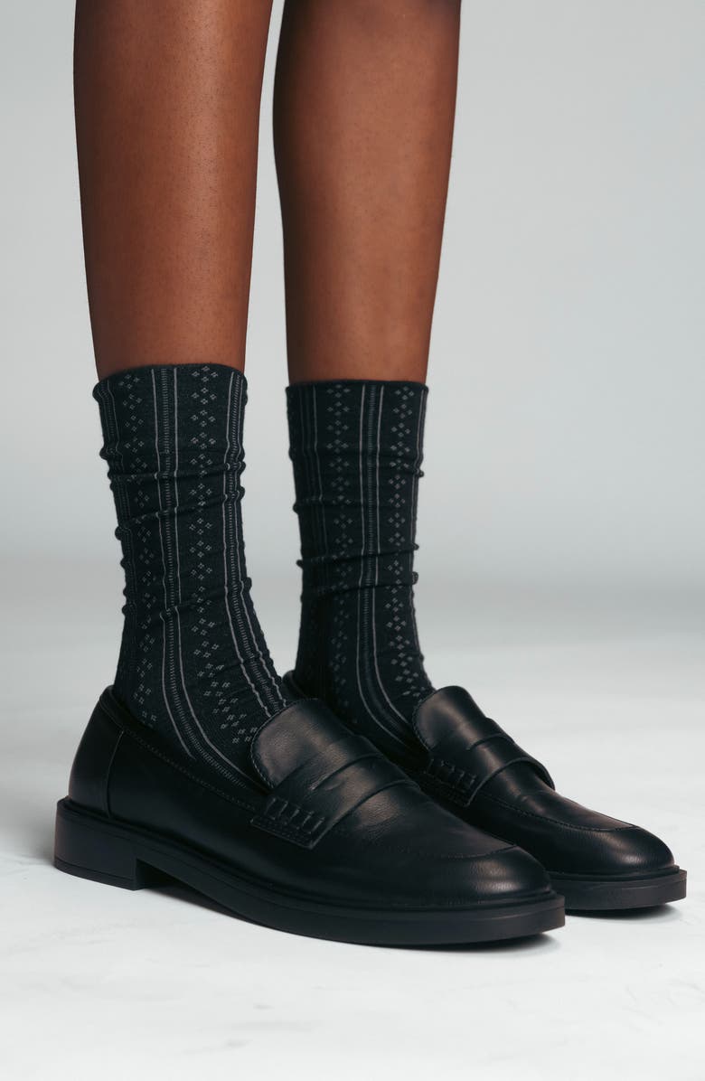 K Bell Socks Assorted 2-Pack Pointelle Crew Socks, Alternate, color, White