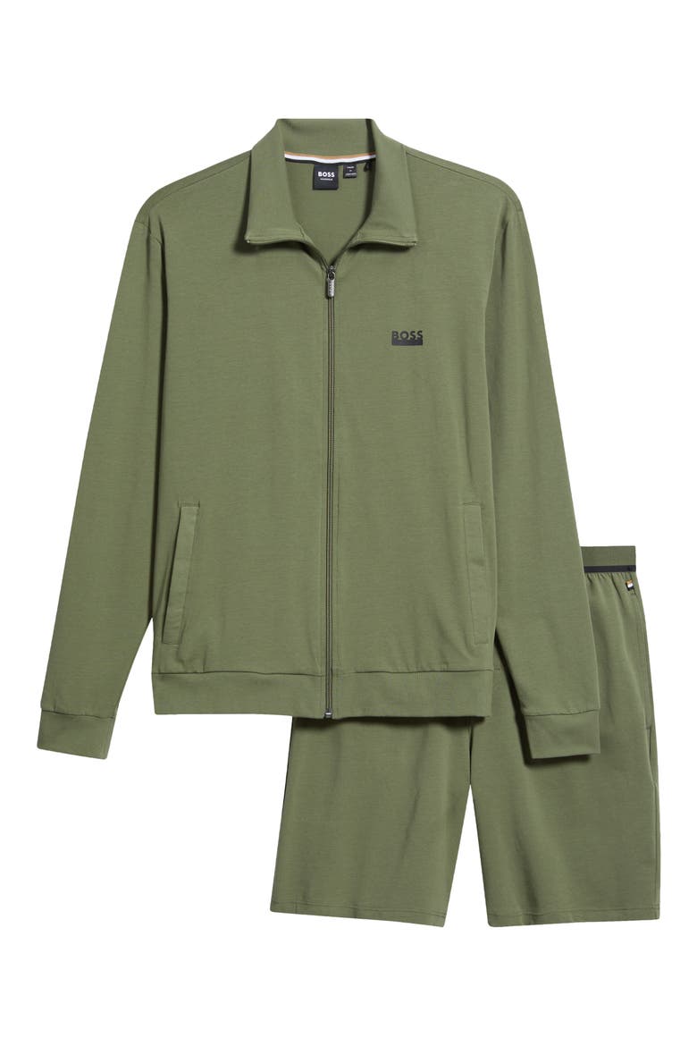 365 Track Jacket & Shorts Set, Alternate, color, OPEN GREEN