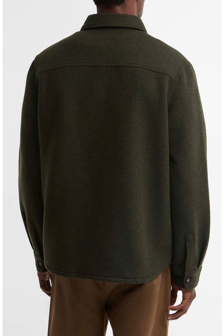 Marltown Wool Blend Shirt Jacket, Alternate, color, SAGE