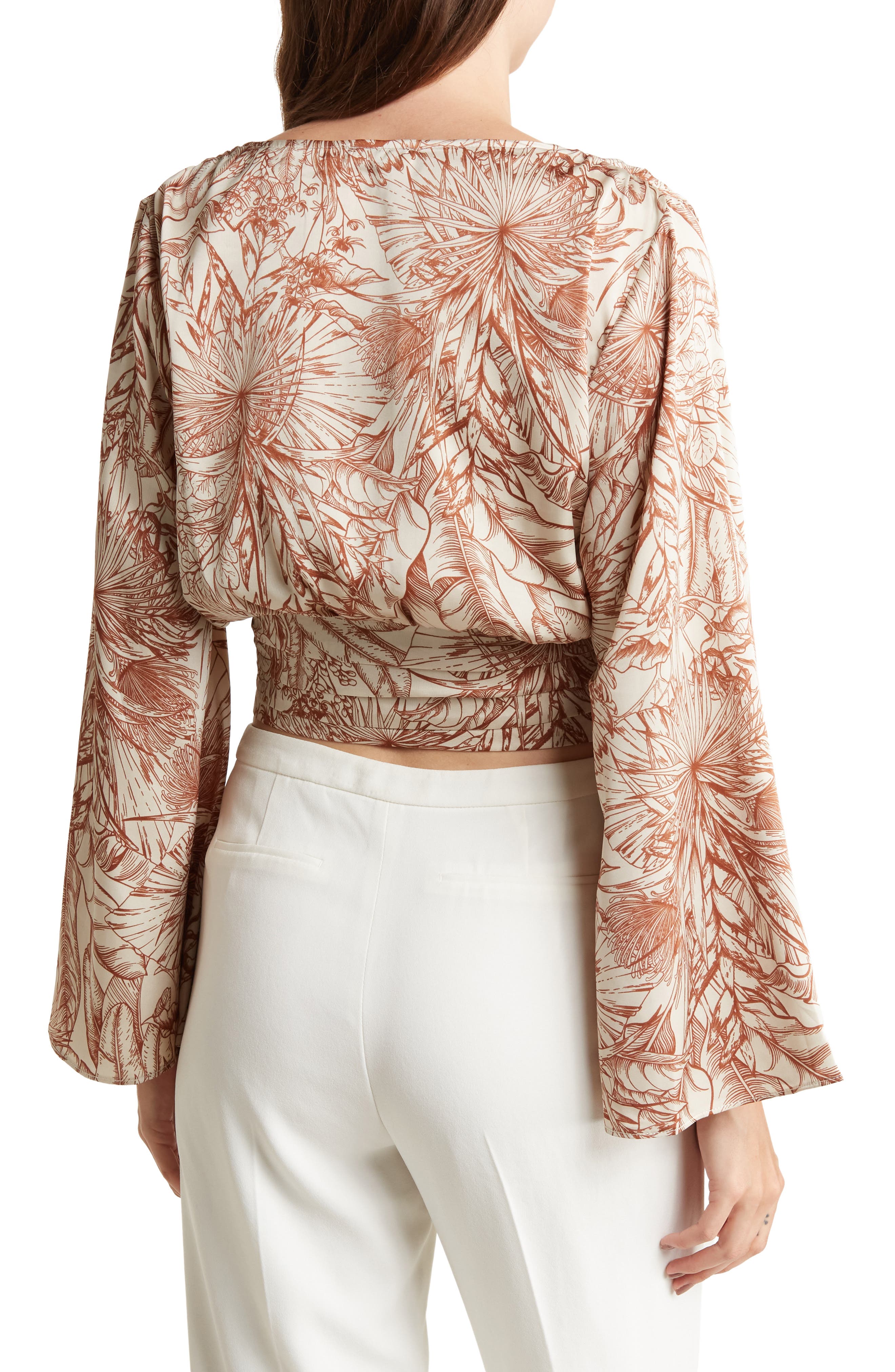 Lush Satin Long Sleeve Top (Women) | Nordstromrack